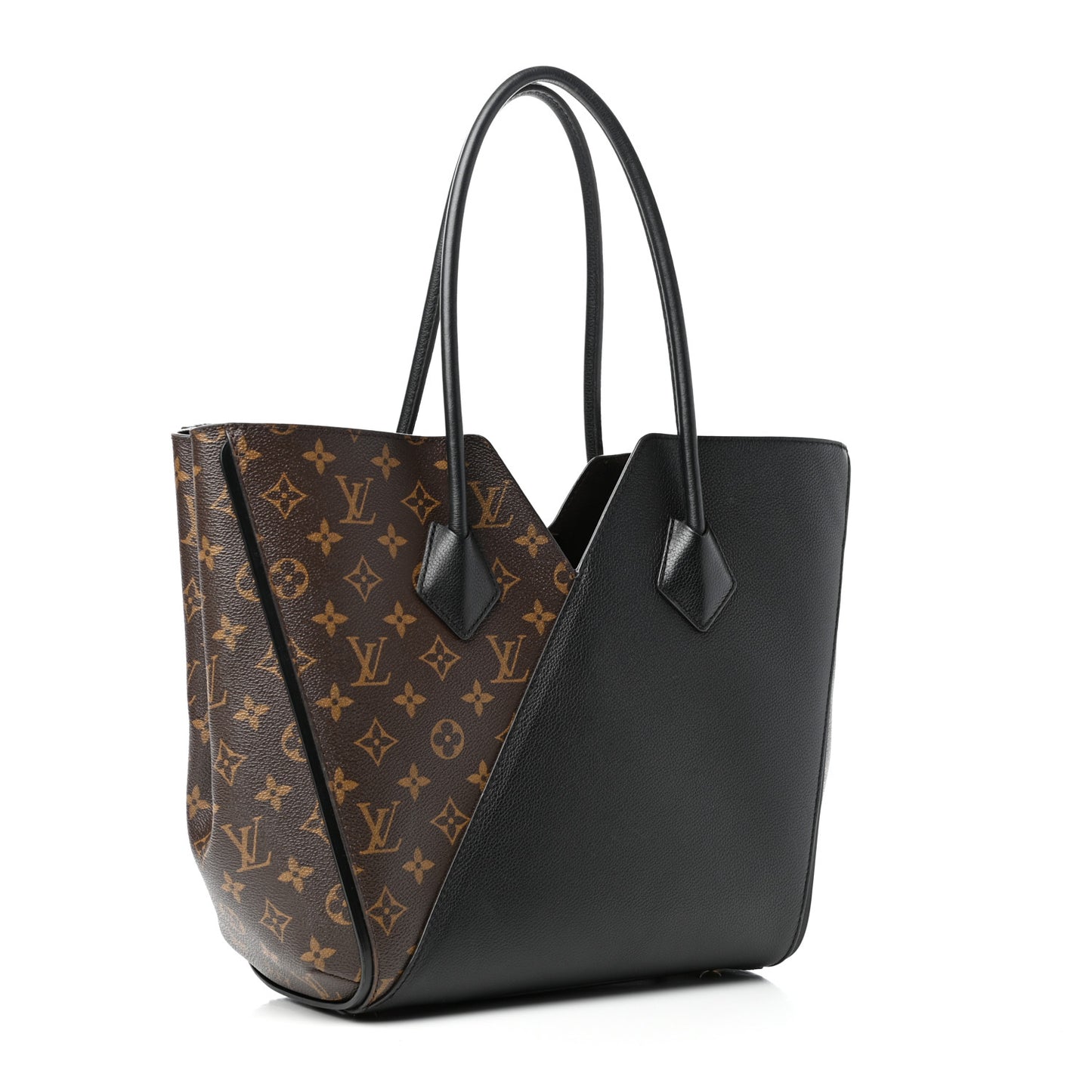 Calfskin Monogram Kimono Tote Black