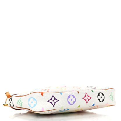 Louis Vuitton Monogram Multicolor Pochette Accessories White 4 of 9