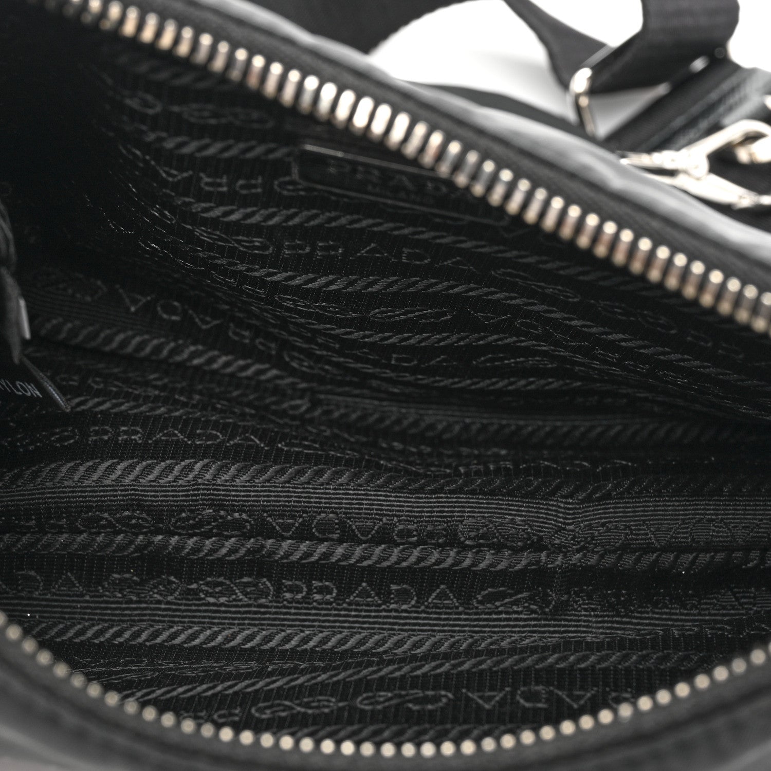 Prada Nylon Re-Edition 2005 Shoulder Bag Black 4 of 8