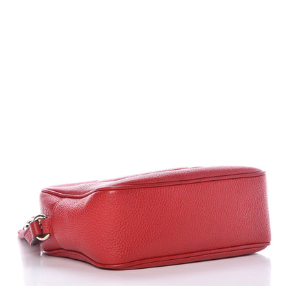 Gucci Pebbled Calfskin Small Soho Disco Bag Tabasco Red 4 of 16