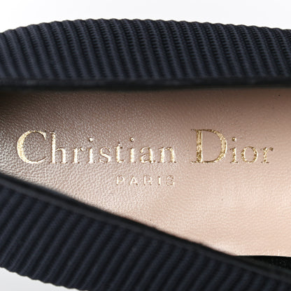 Christian Dior Technical Fabric Pointed Toe Flats 38 Black 7 of 8