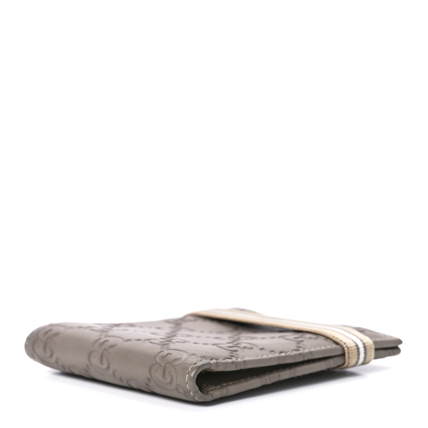 Gucci Guccissima Card Case Wallet Grey 4 of 14