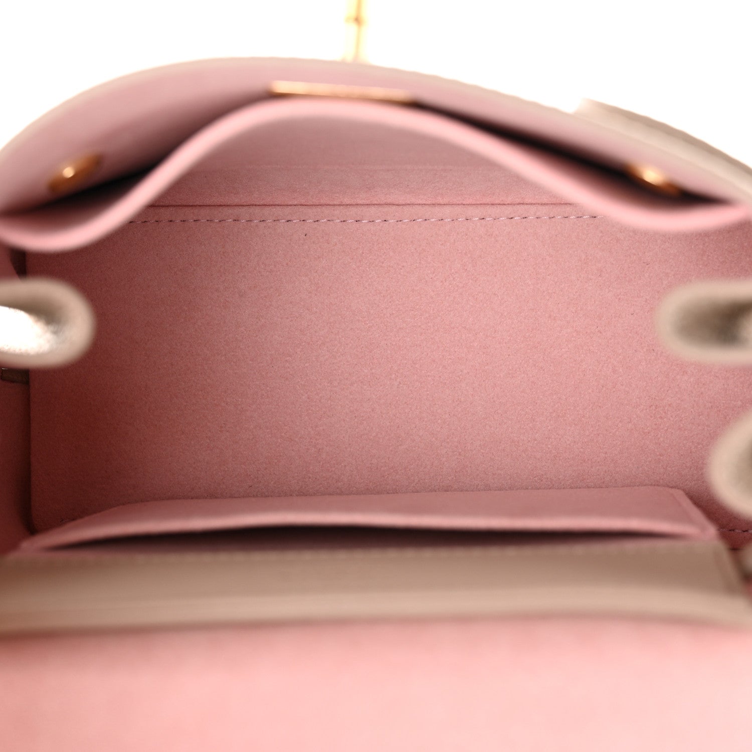 Louis Vuitton Soft Calfskin Mini Lockme Ever Greige 5 of 10
