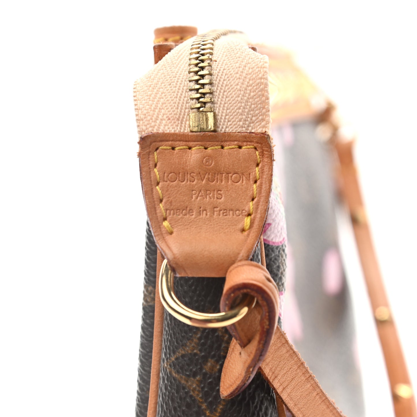 Monogram Cherry Blossom Pochette Accessories Brown