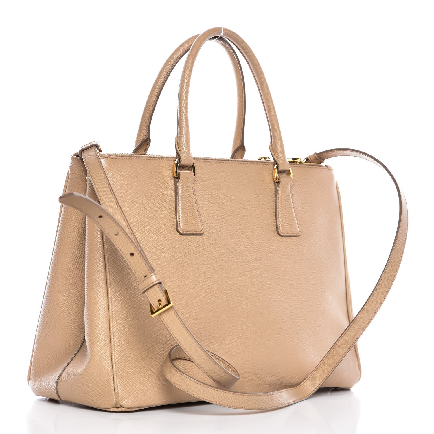 Prada Saffiano Medium Galleria Double Zip Tote Sabbia 3 of 17