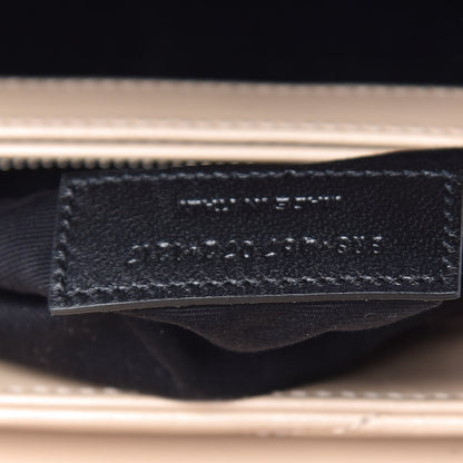 Saint Laurent Calfskin Y Quilted Monogram Toy Loulou Satchel Nude Powder 7 of 12