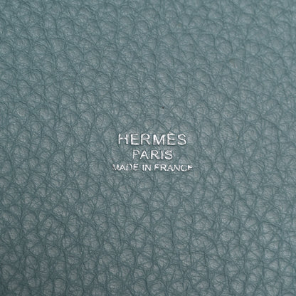 Hermes Taurillon Clemence Picotin 22 MM Ciel 6 of 14