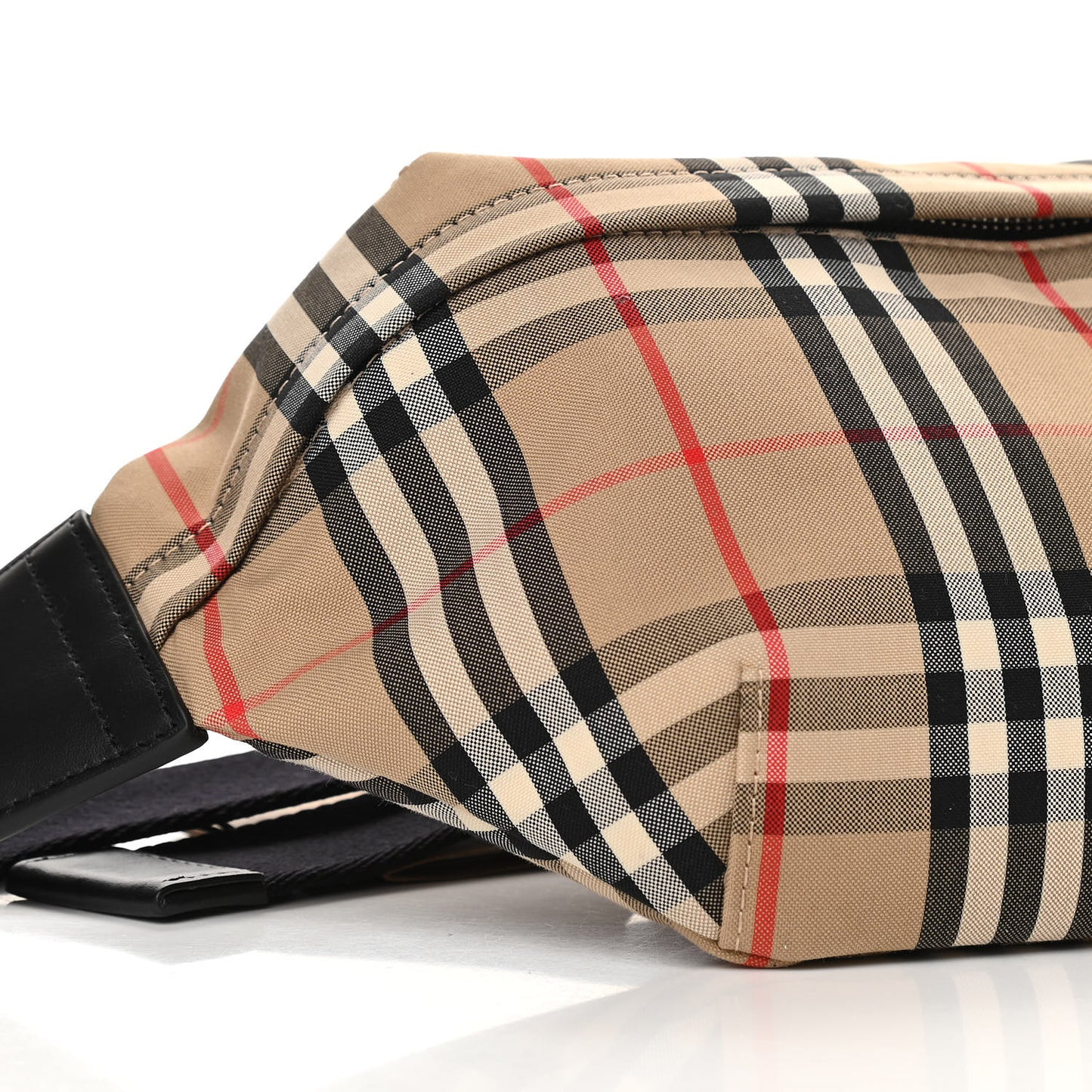Nylon Vintage Check Medium Sonny Bum Bag Archive Beige Black