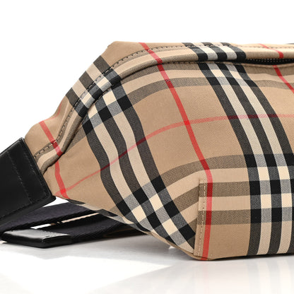 Burberry Nylon Vintage Check Medium Sonny Bum Bag Archive Beige Black 8 of 9