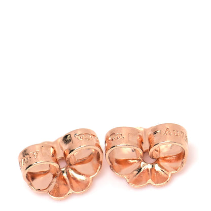 Tiffany 18K Rose Gold T Smile Stud Earrings 5 of 6