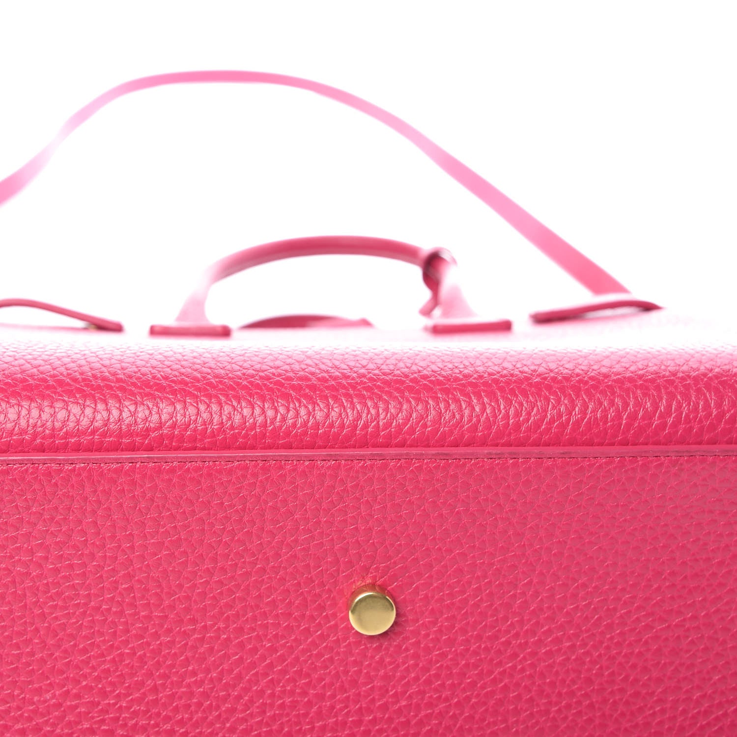 Saint Laurent Grained Calfskin Baby Sac De Jour Lipstick Fuchsia 9 of 10