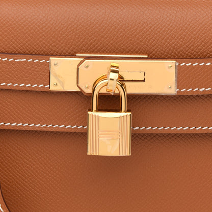Hermes Epsom Kelly Sellier 28 Gold 8 of 11