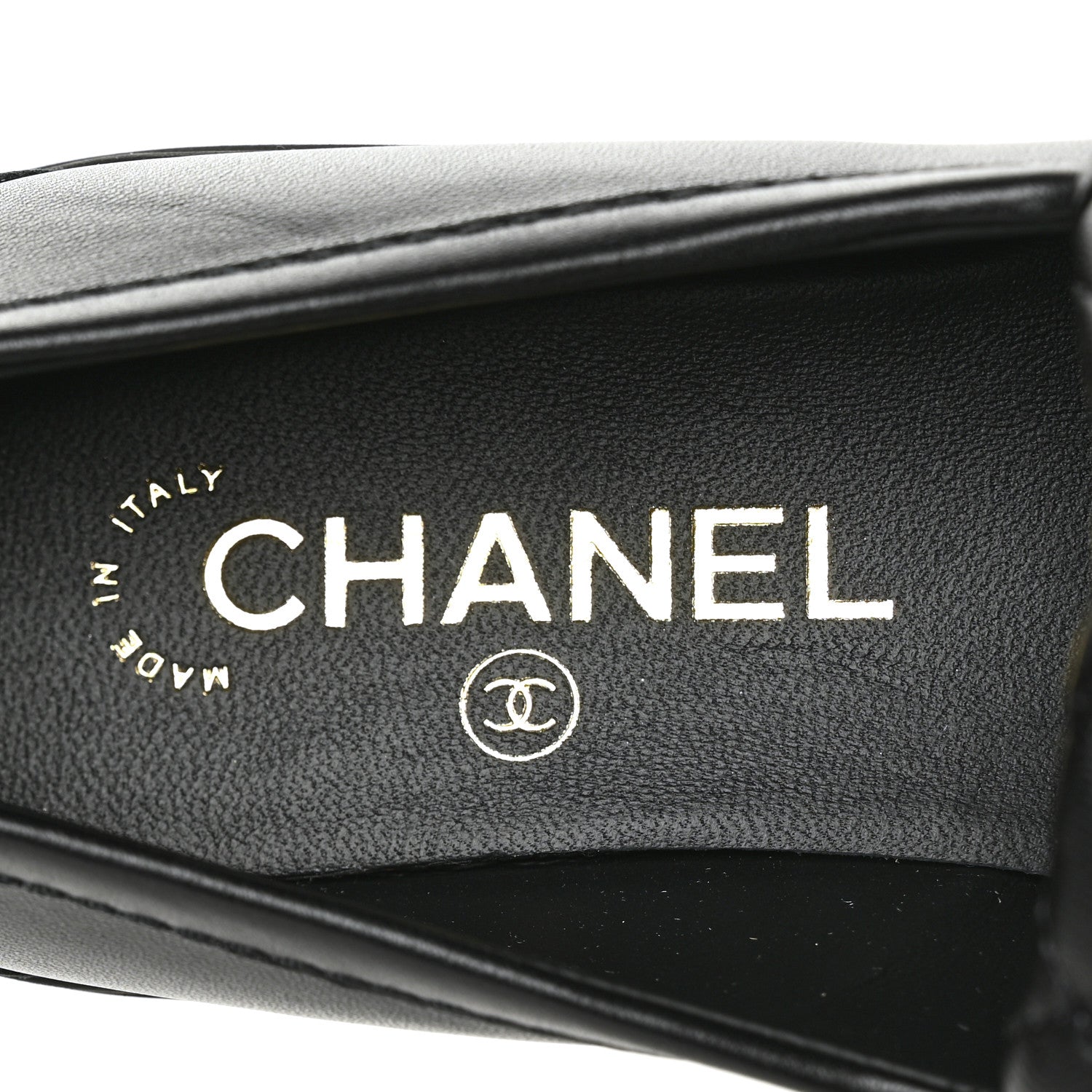 Chanel Lambskin Quilted CC Turnlock Loafers 38 Black 7 of 9