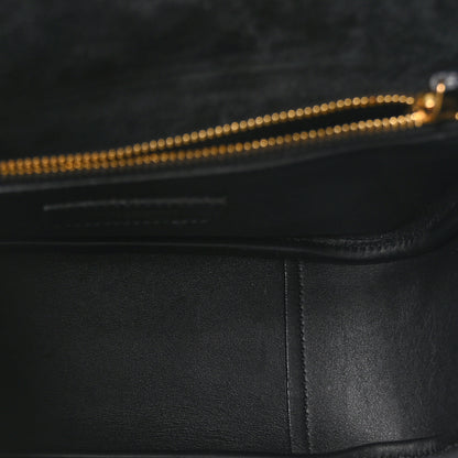 Saint Laurent Smooth Calfskin Small Le 5 A 7 Soft Hobo Black 4 of 10