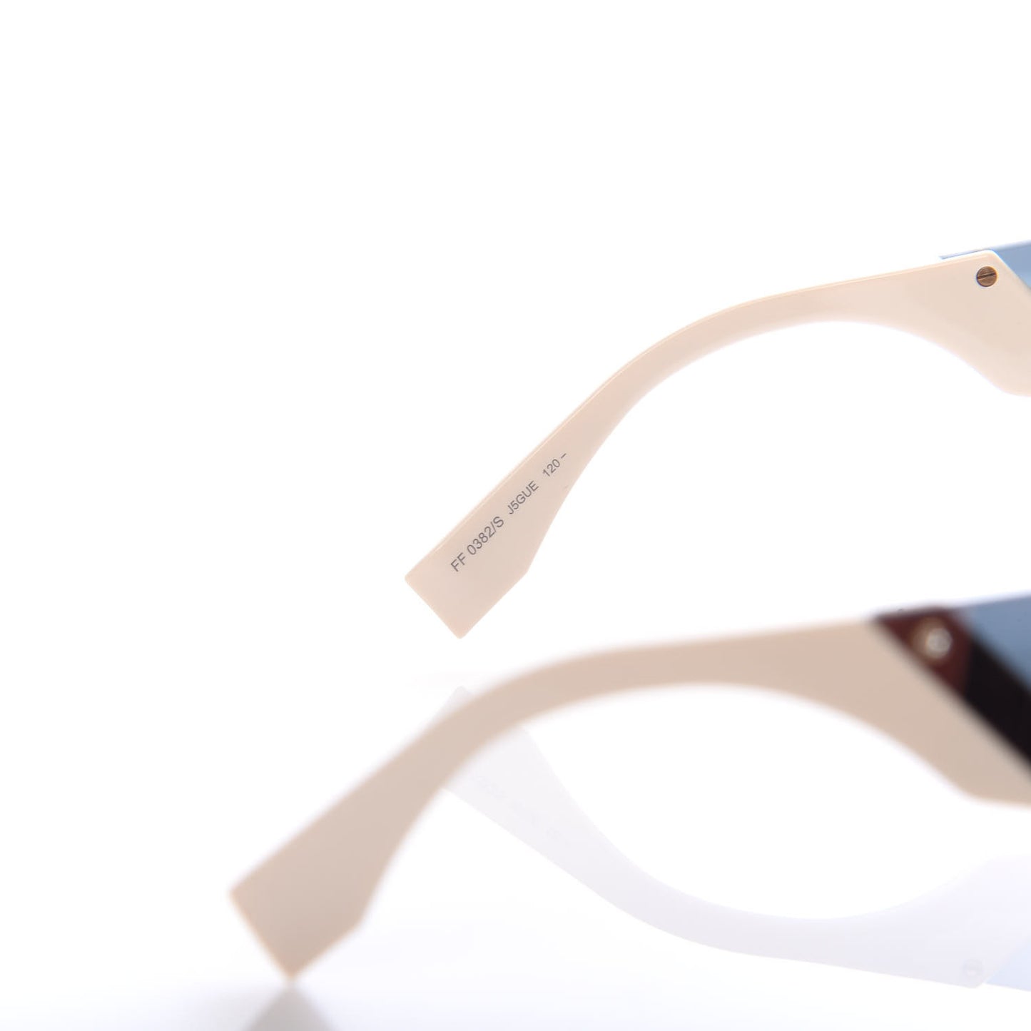 Mirrored Crystal Embellished FFreedom Shield Sunglasses FF 0382/S Pink