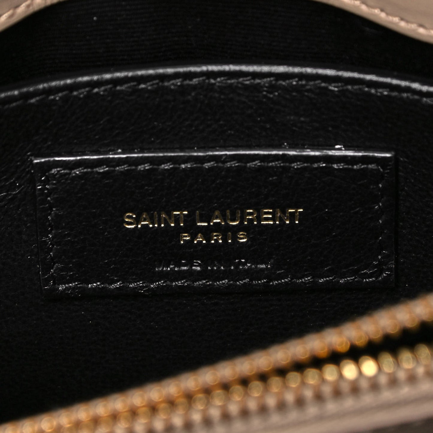 Calfskin Y Quilted Monogram Small Loulou Chain Satchel Dark Beige