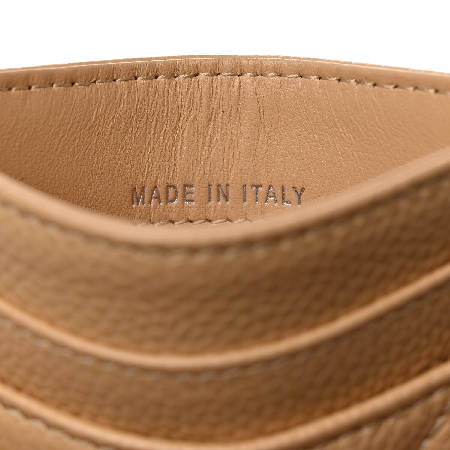 Chanel Caviar Quilted Card Holder Beige 7 of 8