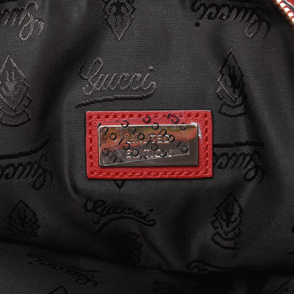 Gucci Guccissima Large Carry On Duffle Red 7 of 11