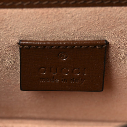 Gucci GG Supreme Monogram Mini Horsebit 1955 Shoulder Bag Beige Brown Sugar 5 of 9
