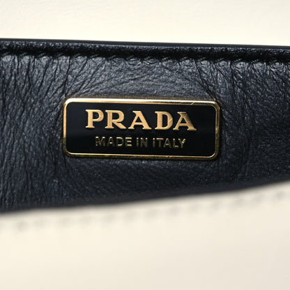 Prada City Calf Denim Cahier Bag Blue Fuoco 4 of 16