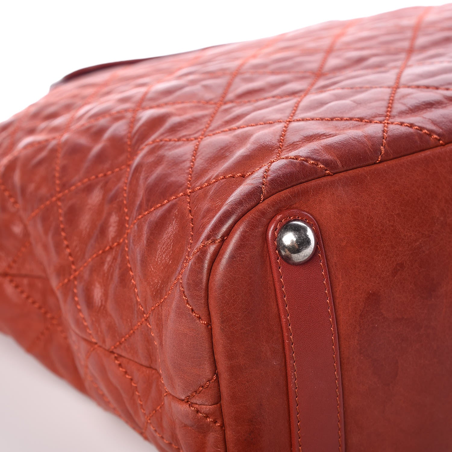 Chanel Iridescent Calfskin Large In The Mix Tote Red 8 of 17