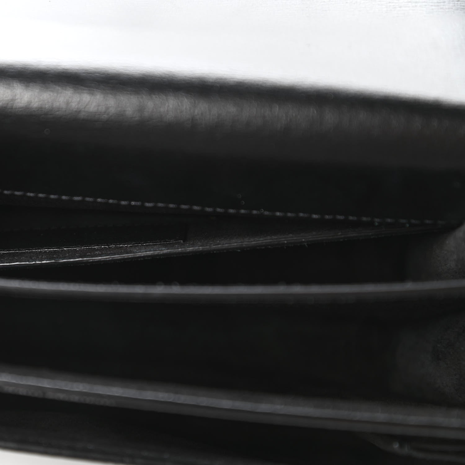Saint Laurent Calfskin Medium Monogram Sunset Black 9 of 10
