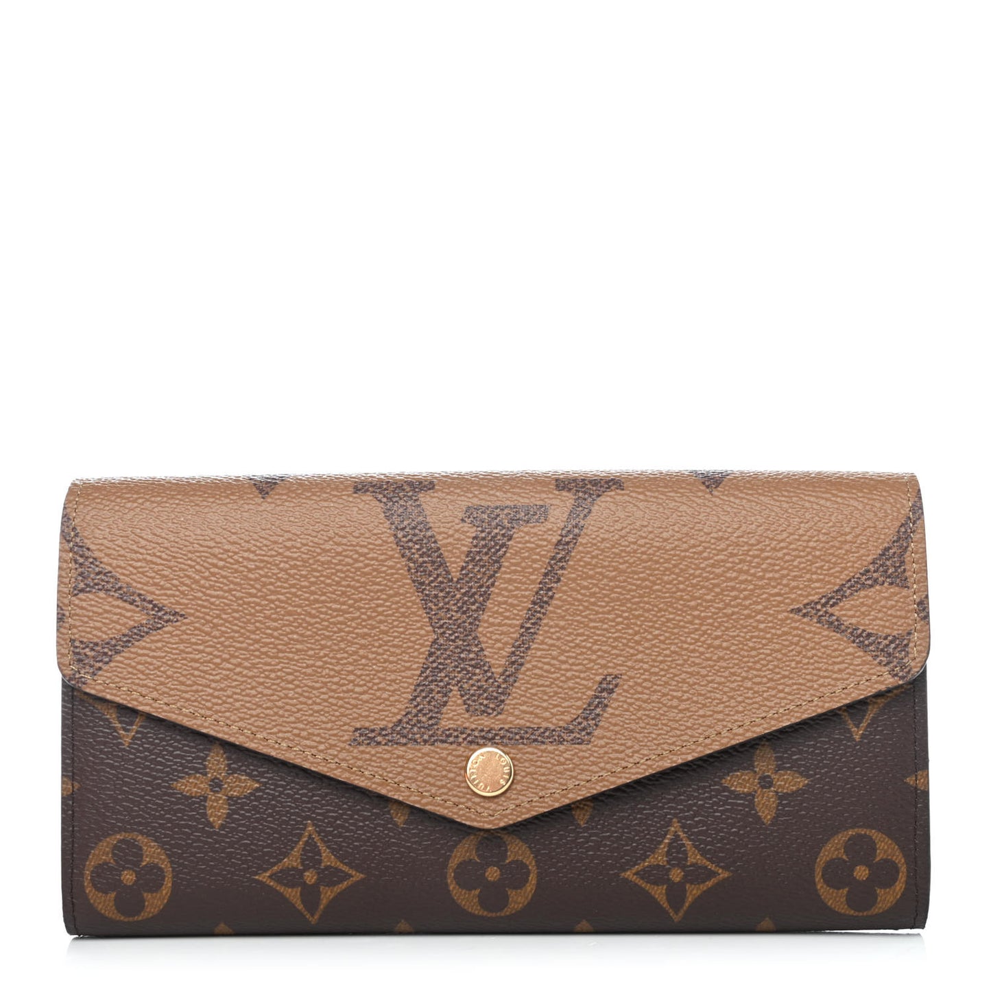 Reverse Monogram Giant Sarah Wallet