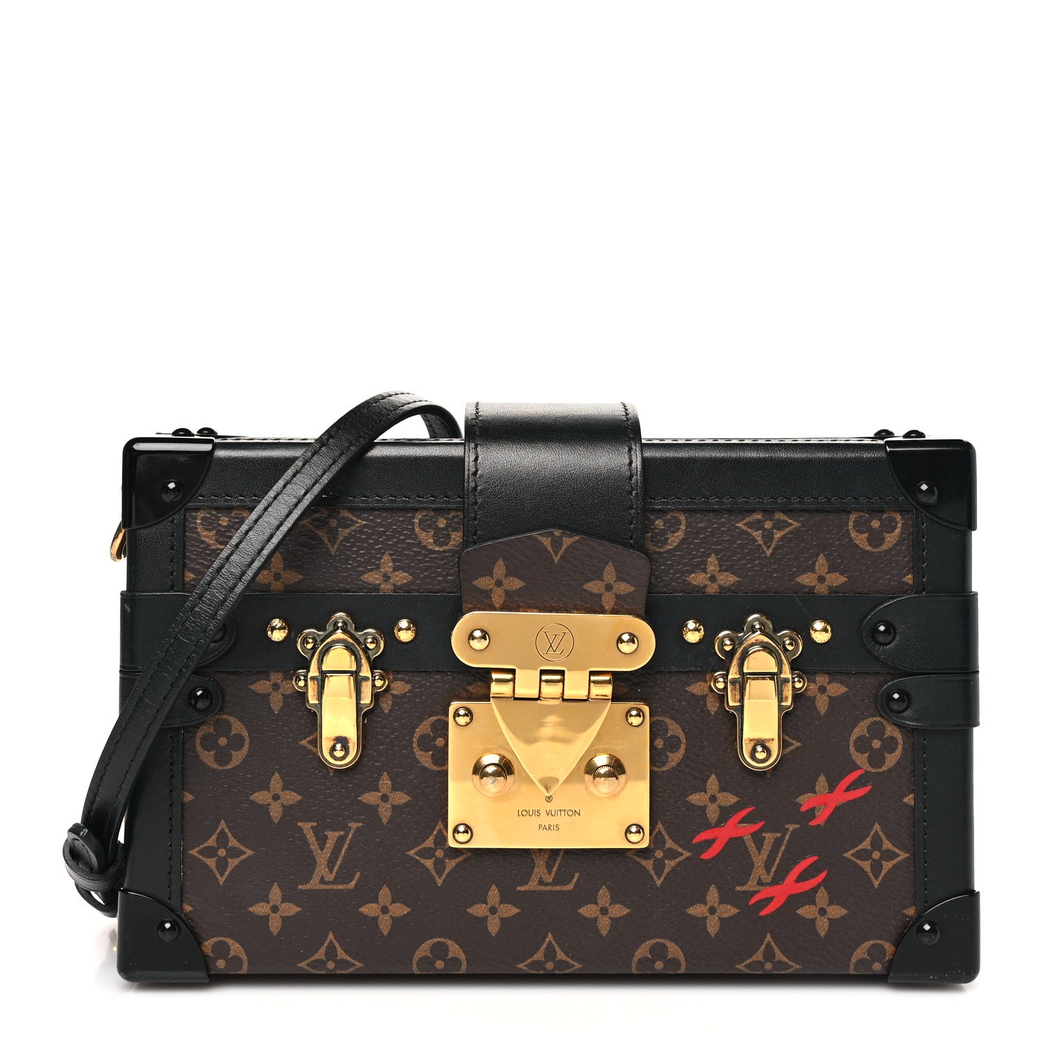 Louis Vuitton Monogram Petite Malle Black 1 of 11
