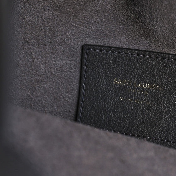 Saint Laurent Calfskin Large Shopping Tote Fog 6 of 13
