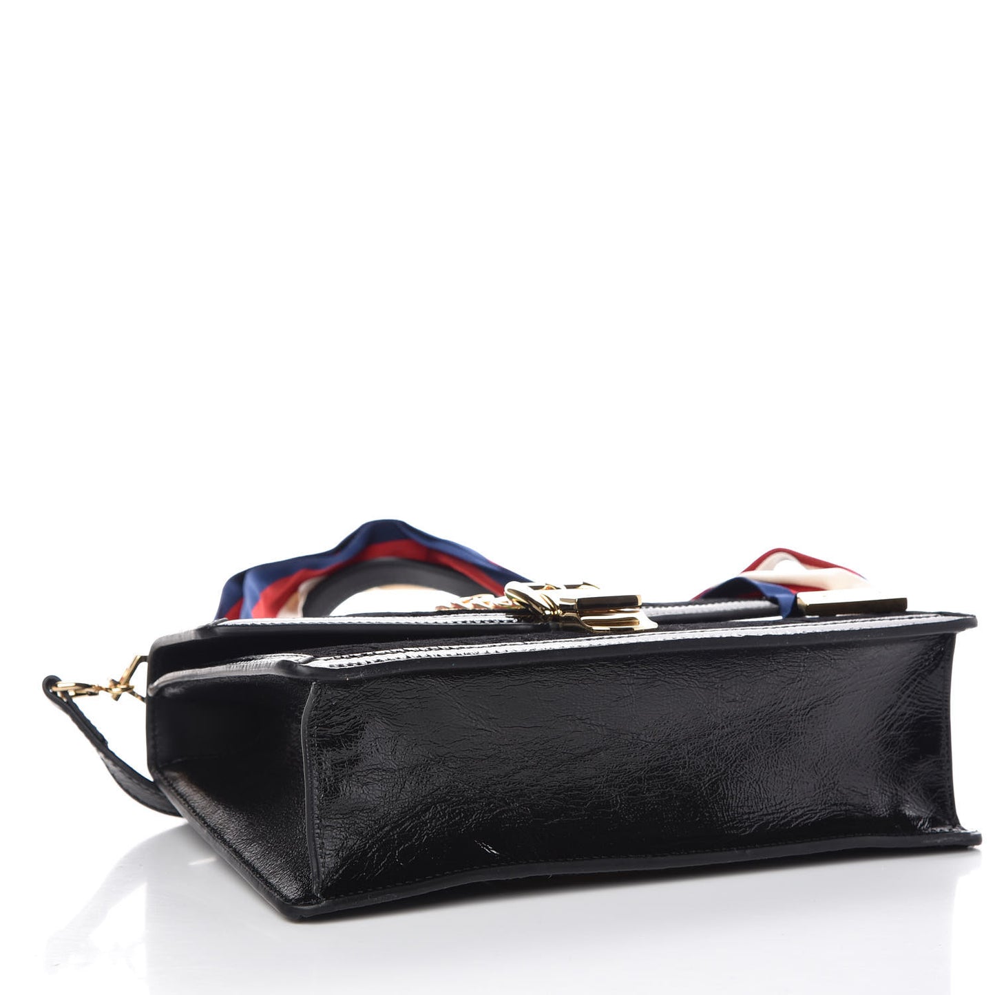 Velvet GG Monogram Small Sylvie Shoulder Bag Black