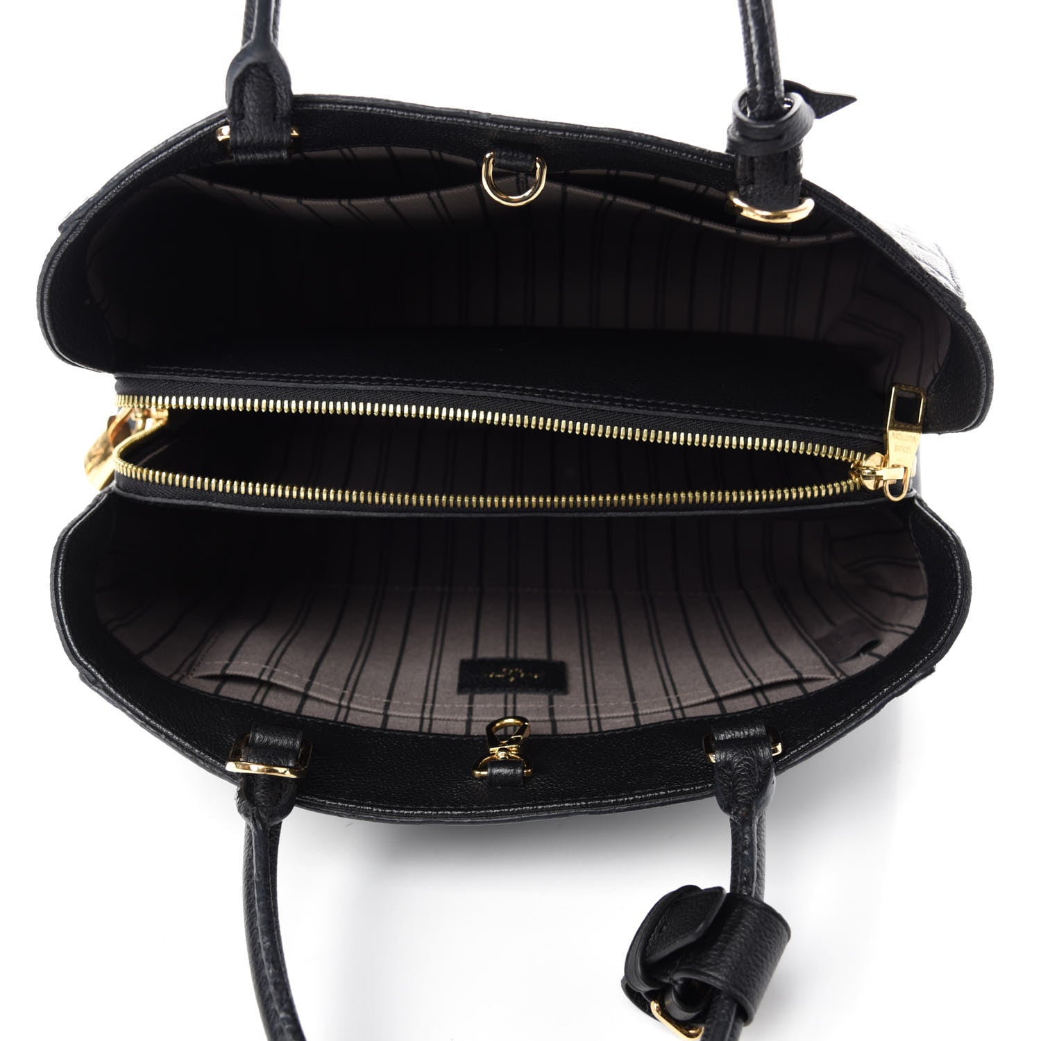 Louis Vuitton Empreinte Montaigne MM Black 6 of 16