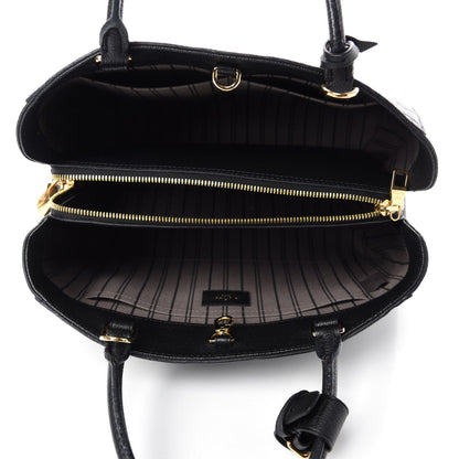 Louis Vuitton Empreinte Montaigne MM Black 6 of 16
