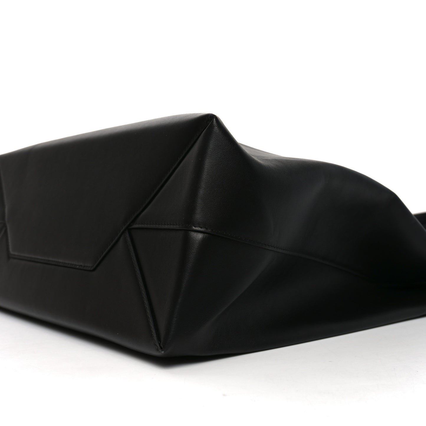 Soft Smooth Calfskin North South Duty Free Tote Black