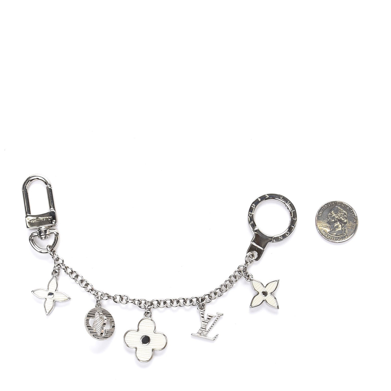 Louis Vuitton Fleur De Epi Bag Charm Chain 2 of 5