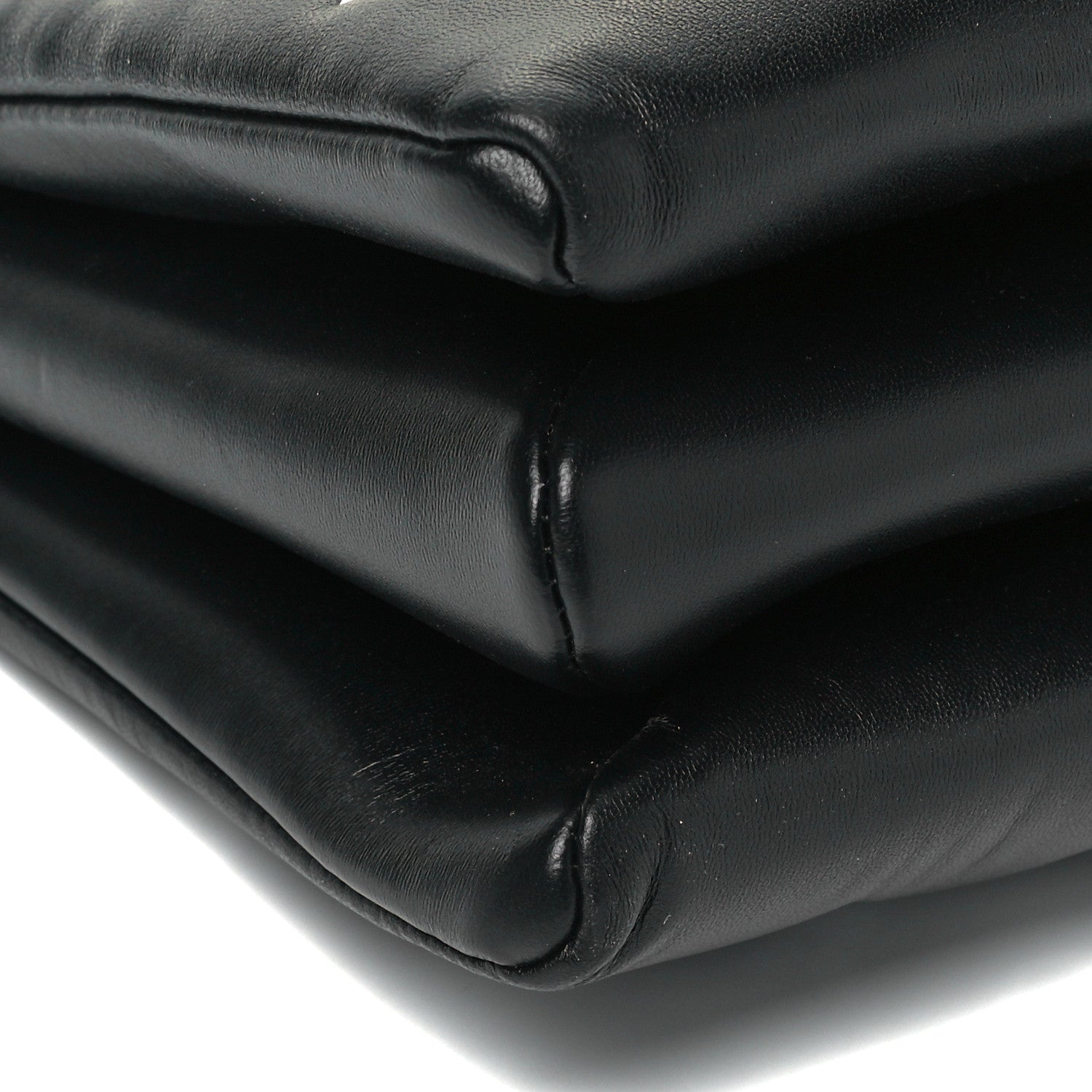 Louis Vuitton Lambskin Embossed Monogram Coussin PM Black White 7 of 8