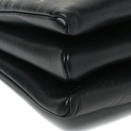 Louis Vuitton Lambskin Embossed Monogram Coussin PM Black White 7 of 8