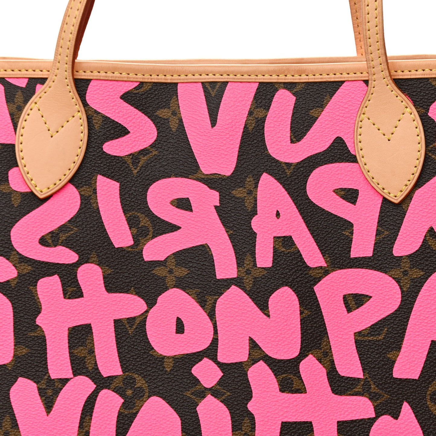 Monogram Graffiti Neverfull GM Fuchsia