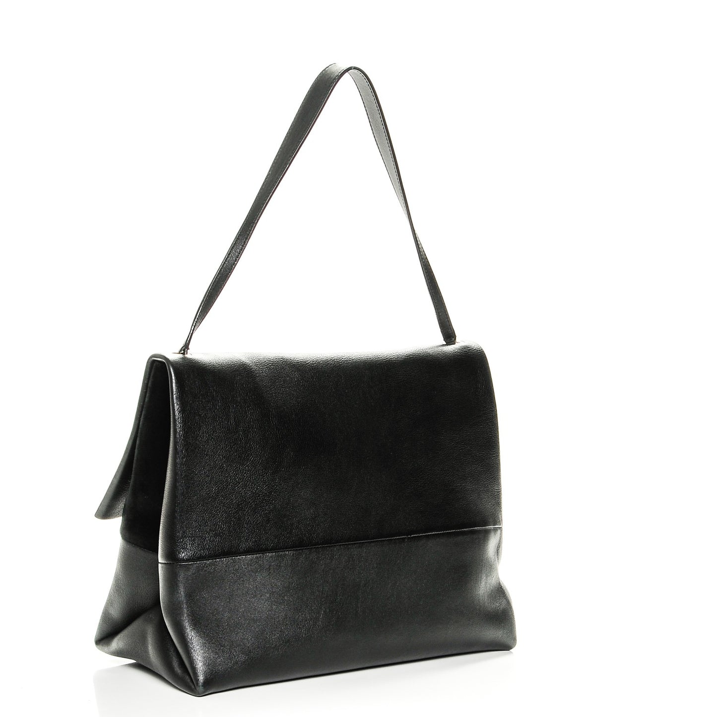 Baby Calfskin All Soft Shoulder Bag Black