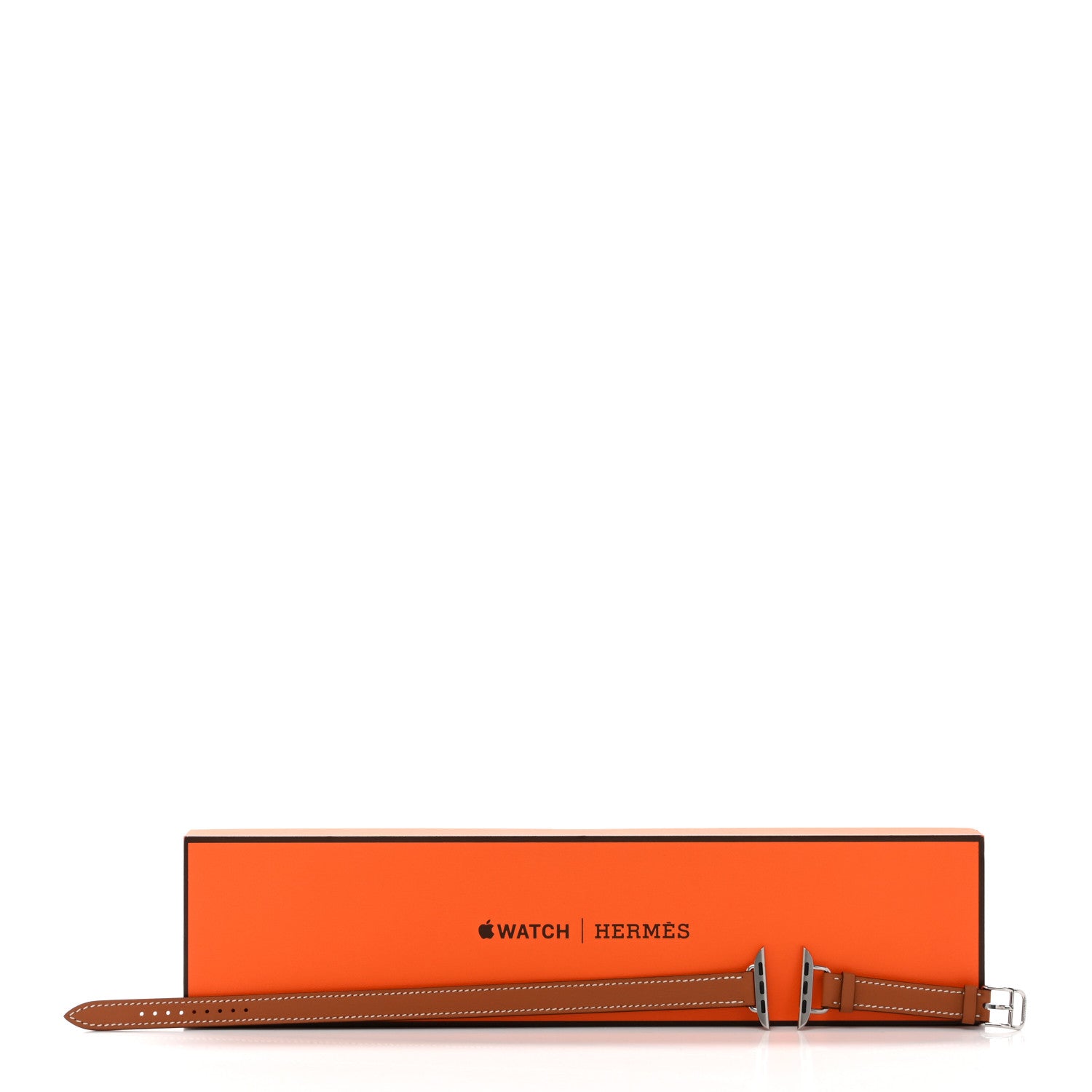 Hermes Swift Apple Watch Double Tour Strap Gold 5 of 5