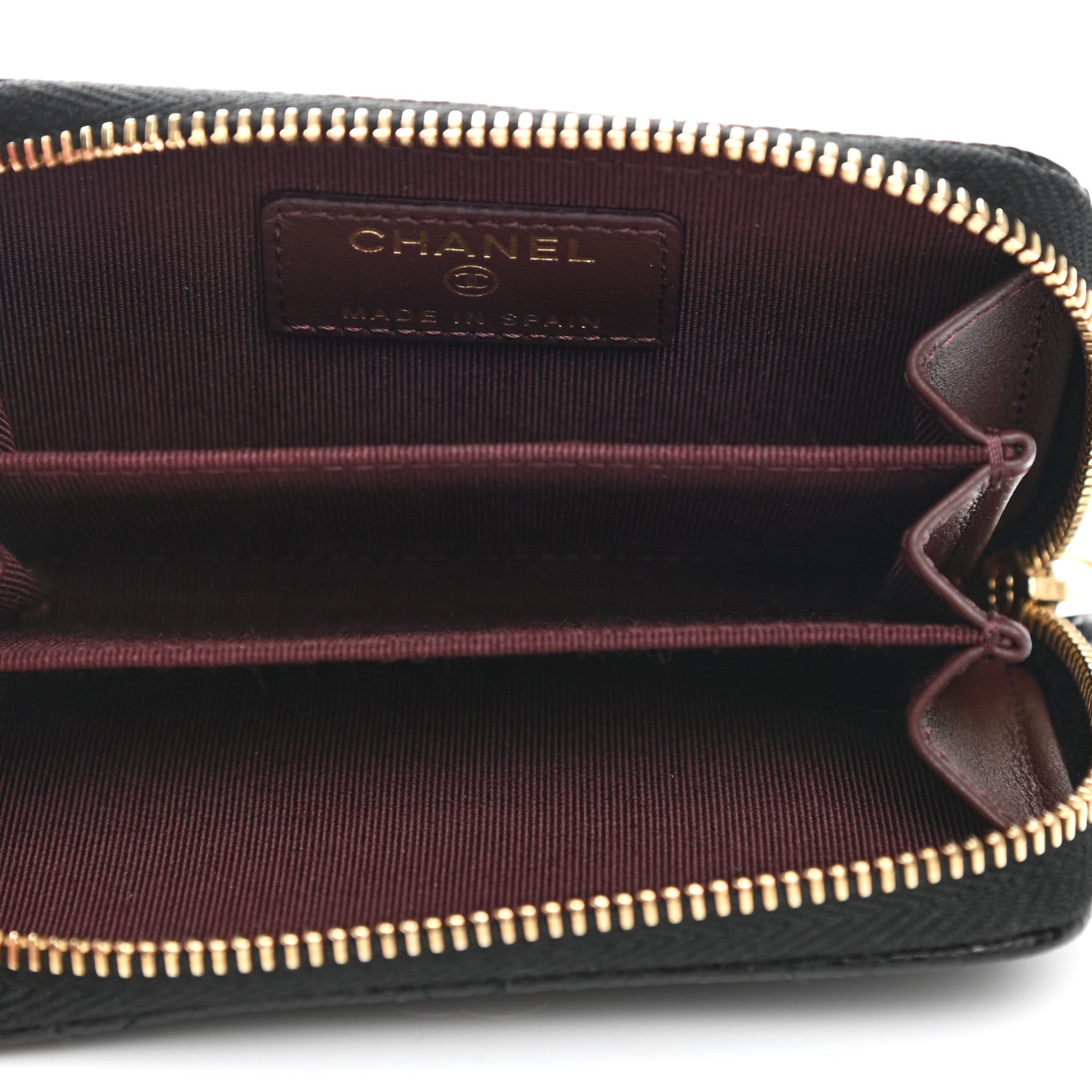 Chanel Caviar Quilted Classic Zipped Coin Purse Black 5 of 8