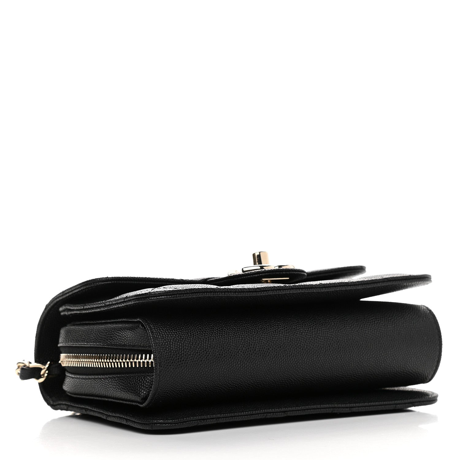 Chanel Caviar Quilted Like A Wallet Flap Black 4 of 9