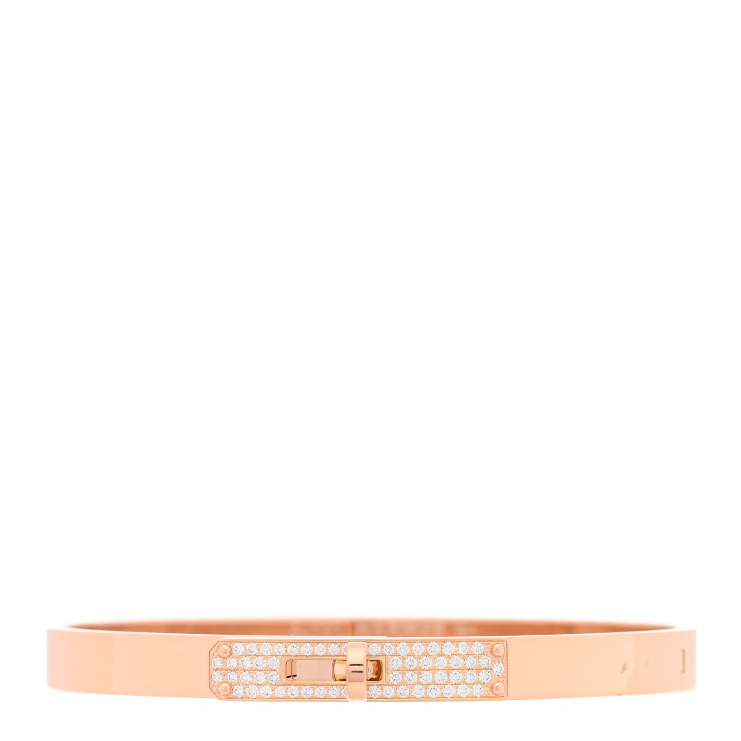 18K Rose Gold Diamond PM Kelly Pave Bracelet SH