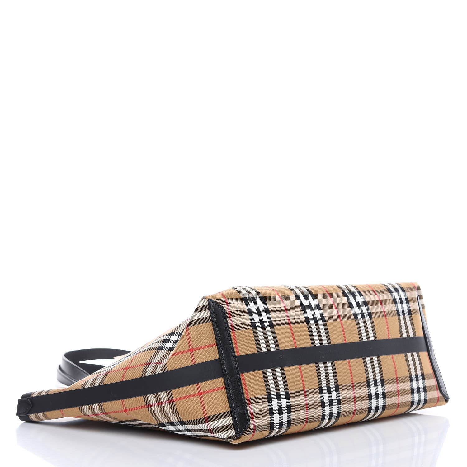 Burberry Vintage Check Medium The Giant Reversible Tote Antique Yellow Bright Red 7 of 15