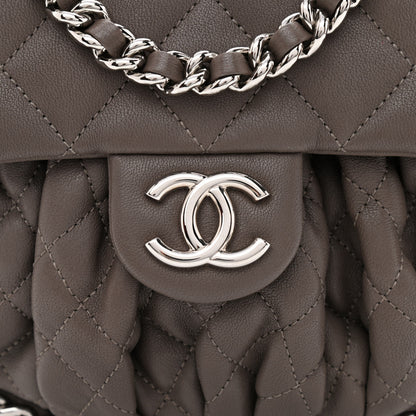 Chanel Washed Lambskin Quilted Mini Chain Around Flap Taupe 8 of 11
