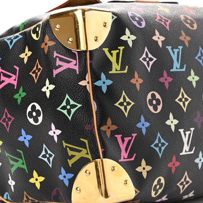 Louis Vuitton Monogram Multicolor Speedy 30 Black 9 of 19