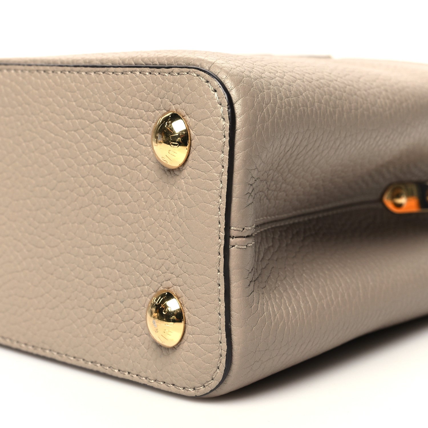 Louis Vuitton Taurillon Capucines BB Galet 9 of 9