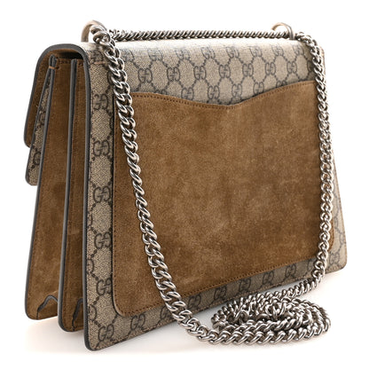 Gucci GG Supreme Monogram Medium Dionysus Shoulder Bag Taupe 3 of 10