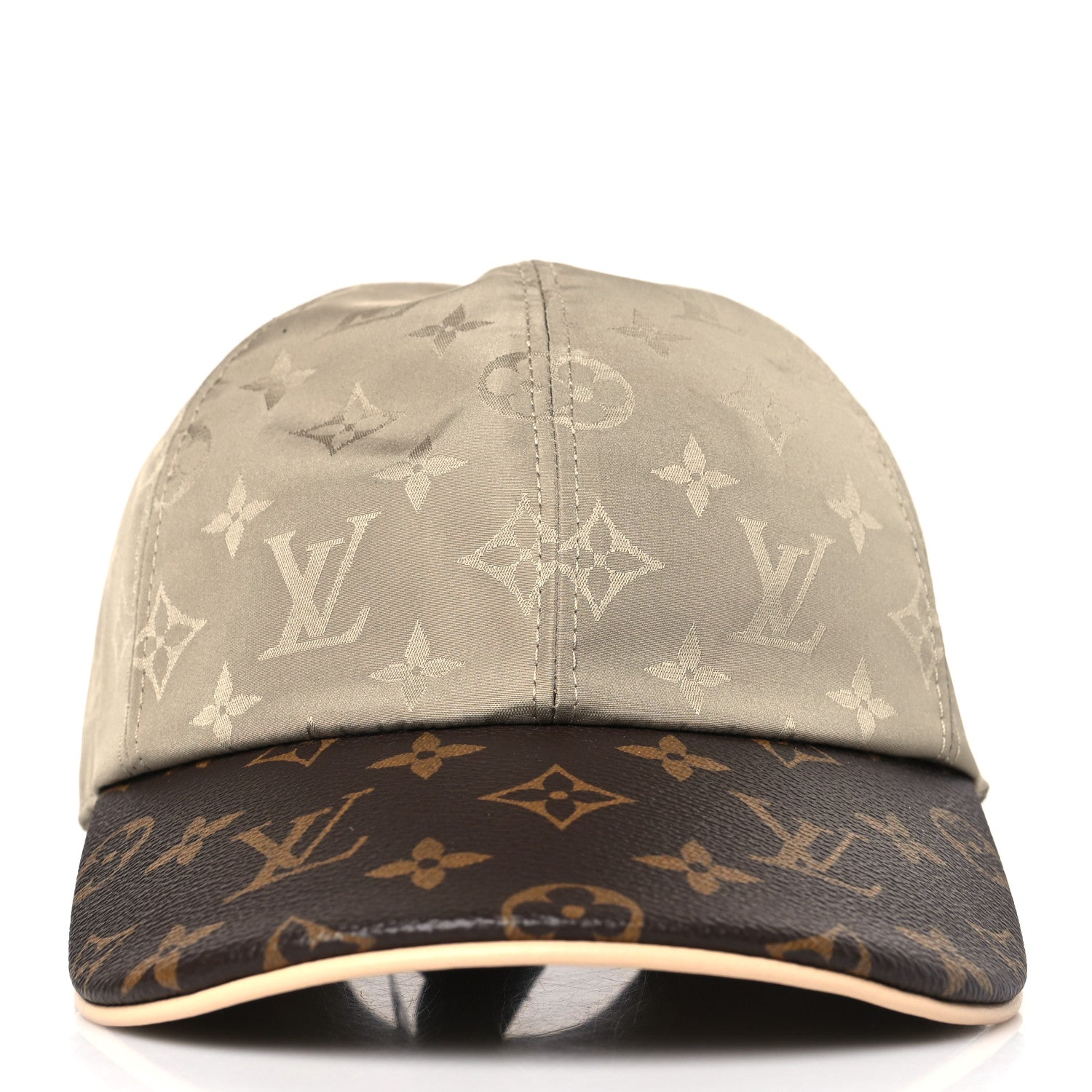 Louis Vuitton Monogram Polyester Silk LV Get Ready Cap Beige 2 of 7