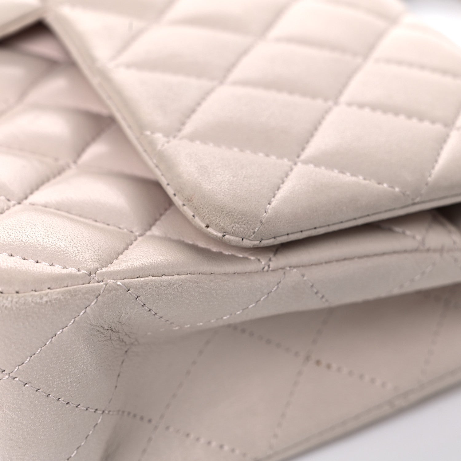 Chanel Lambskin Quilted Medium Double Flap Light Pink 20 of 26