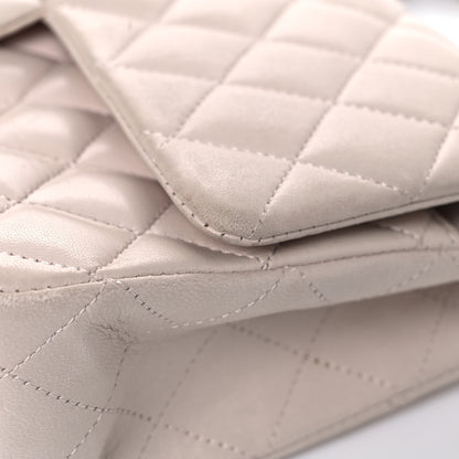 Chanel Lambskin Quilted Medium Double Flap Light Pink 20 of 26